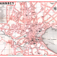 plan de ville vintage d'Annecy Blay Foldex