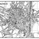 plan de ville vintage noir et blanc de Beauvais Blay Foldex