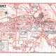 plan de ville vintage couleur de Belfort Blay Foldex