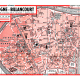plan de ville vintage couleur de Boulogne-Billancourt Blay Foldex