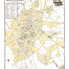 plan de ville vintage couleur de Bourg-en-Bresse Blay Foldex