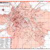 plan de ville vintage de Cambrai Blay Foldex