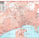 plan de ville vintage couleur de Cannes Blay Foldex