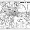 plan de ville vintage de Dax Blay Foldex
