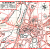 plan de ville vintage d'Issoudun Blay Foldex