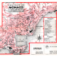 plan de ville vintage couleur de Monaco Blay Foldex