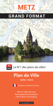 Plan de ville de Metz - Blay-Foldex