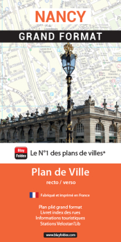 Plan de ville de Nancy - Blay-Foldex