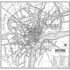 plan de ville vintage de Nevers Blay Foldex