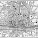 plan de ville vintage noir et blanc d'Orléans Blay Foldex
