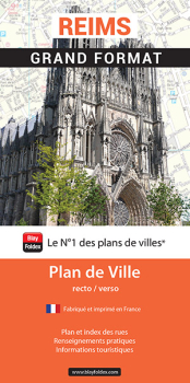 Plan de ville de Reims - Blay-Foldex