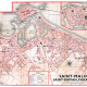plan de ville vintage couleur de Saint-Malo et Saint-Servan Blay Foldex