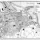 plan de ville vintage noir et blanc de Sète Blay Foldex