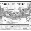 plan de ville vintage noir et blanc de Tulle Blay Foldex