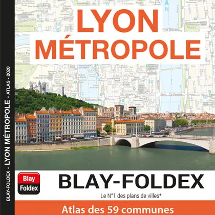 Plan de ville poche Blay-Foldex - Lyon métropole couverture