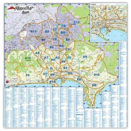Carte personnalisée pour Pizza Hut - Blay-Foldex