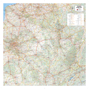 Carte de France quart nord-est - 2021 - Blay-Foldex