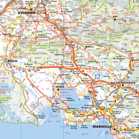 Carte de France quart sud-est - 2021 - Blay-Foldex