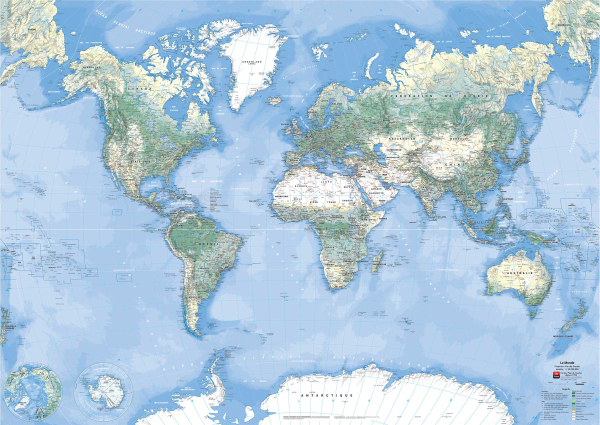 Poster du monde nature des sols grand format