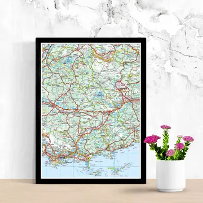 Cartes murales et posters des régions de France - Baly-Foldex