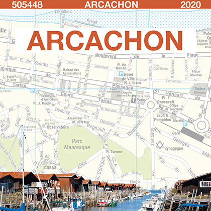 Plan de ville poche Blay-Foldex - Arcachon couverture