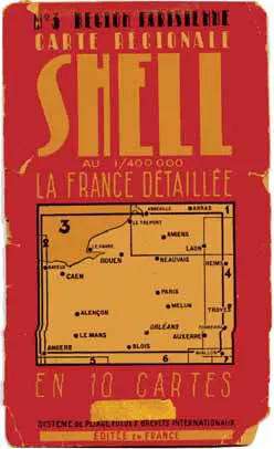 Carte Foldex ancienne pour Shell 2