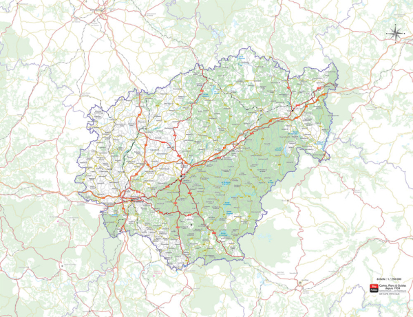 Carte à télécharger - département de la Corrèze - Blay-Foldex