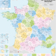 carte des circonscriptions électorales de France