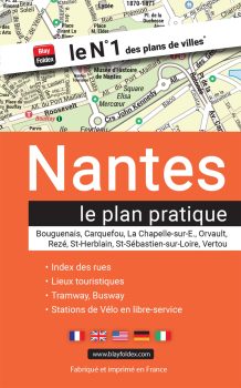 Plan de ville de Nantes Grand Format- Blay-Foldex