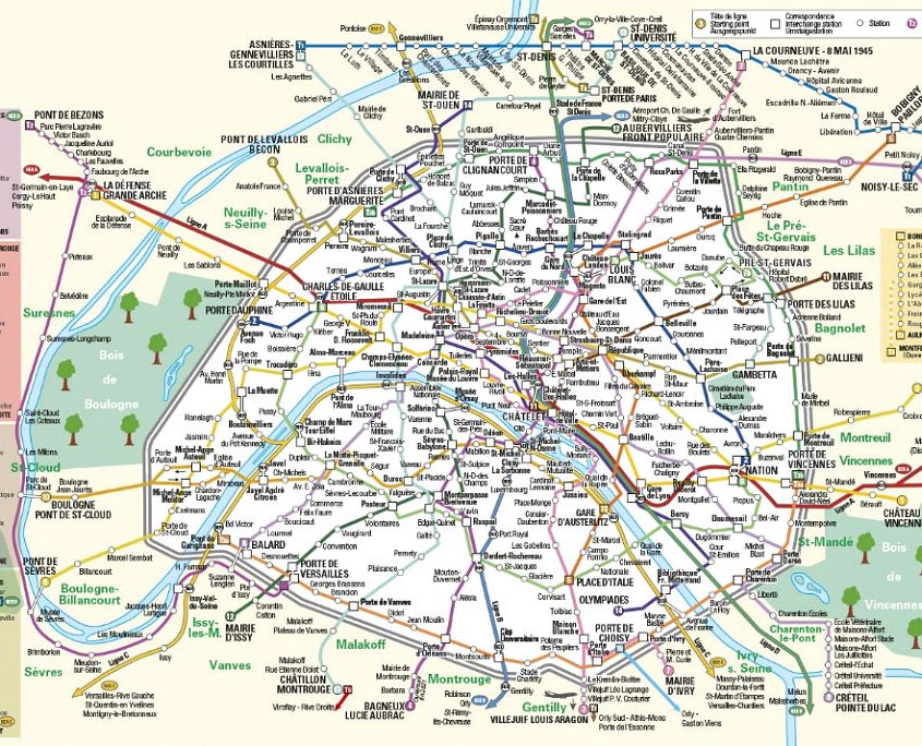 Plan De Ville De Paris Pratique Réalisé Par L'atelier Blay Foldex