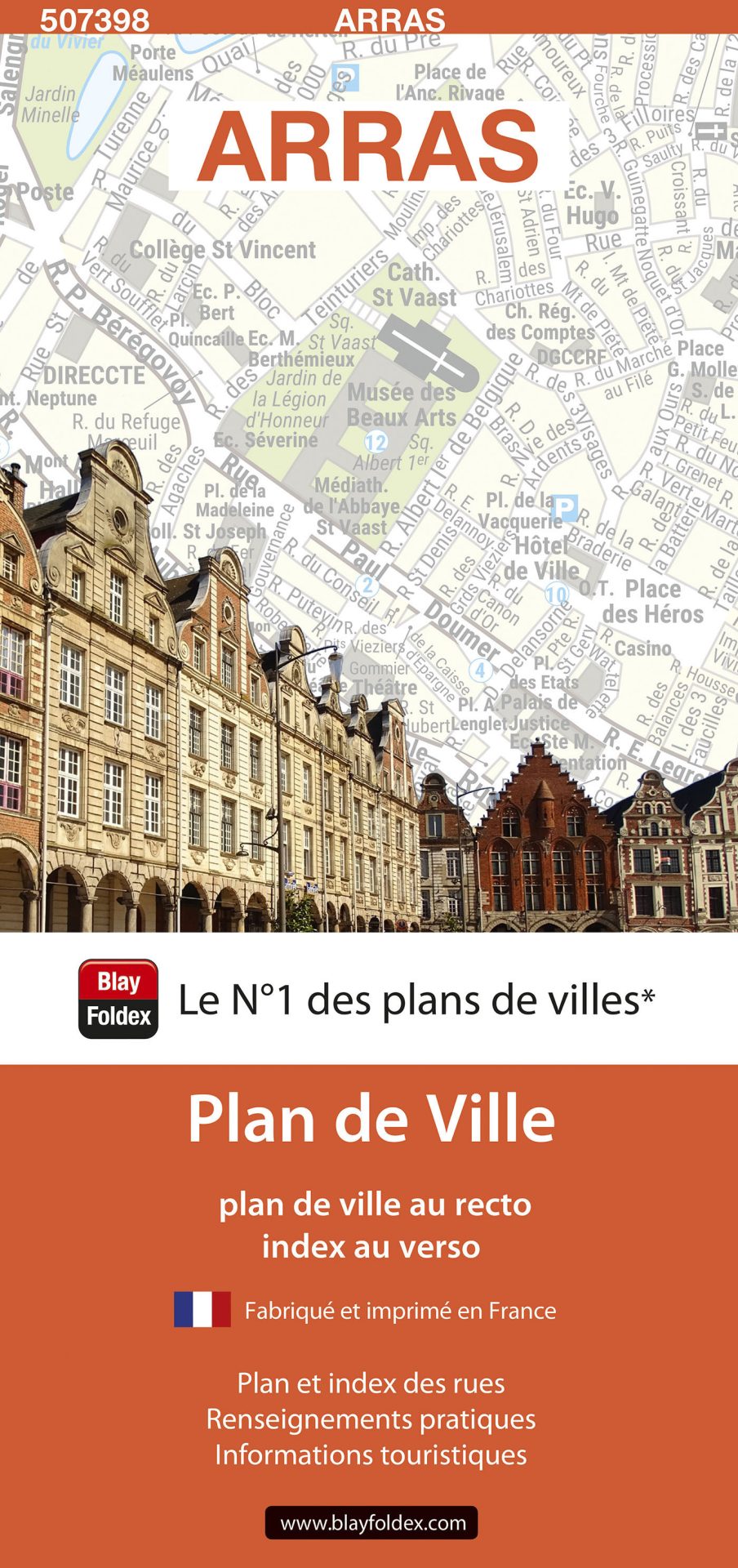 Plan de ville d’Arras - Blay-Foldex