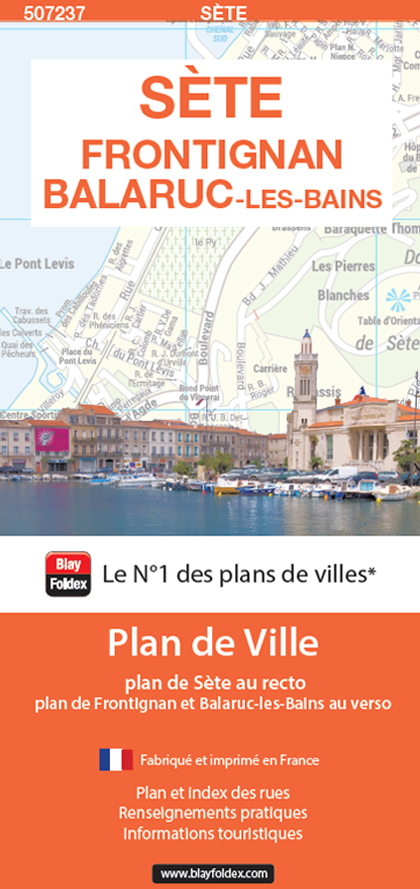 Plan de ville de Sète - Blay-Foldex