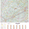 Poster de la carte routière du département de la Haute-Saône