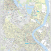 Poster du plan de ville de Bordeaux