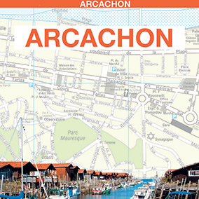 Plan d'Arcachon format simple