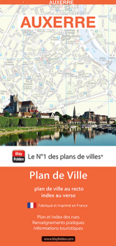Plan de ville de Auxerre - Blay-Foldex