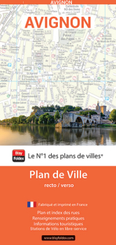 Plan de ville d’Avignon - Blay-Foldex