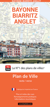 Plan de ville de Bayonne Biarritz Anglet - Blay-Foldex