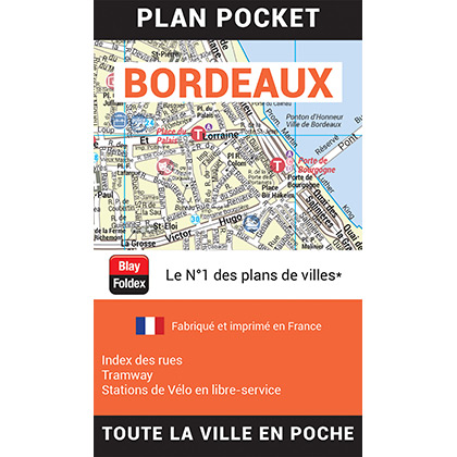 Plan de Bordeaux format pocket