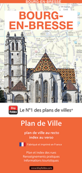 Plan de ville de Bourg-en-Bresse - Blay-Foldex