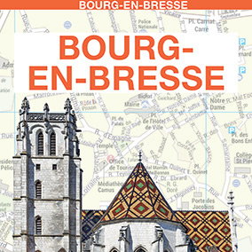 Plan de Bourg-en-Bresse format simple