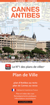 Plan de ville de Cannes Antibes - Blay-Foldex