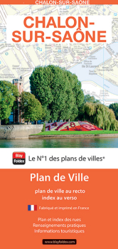 Plan de ville de Chalon-sur-Saône - Blay-Foldex