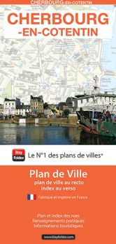 Plan de ville de Cherbourg-en-Cotentin - Blay-Foldex