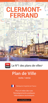 Plan de ville de Clermont-Ferrand - Blay-Foldex