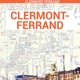 Plan de Clermont-Ferrand format simple