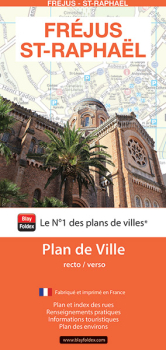 Plan de ville de Fréjus Saint-Raphaël - Blay-Foldex