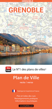 Plan de ville de Grenoble - Blay-Foldex
