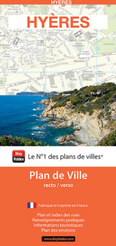 Plan de ville de Hyères - Blay-Foldex