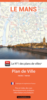 Plan de ville de Le Mans - Blay-Foldex